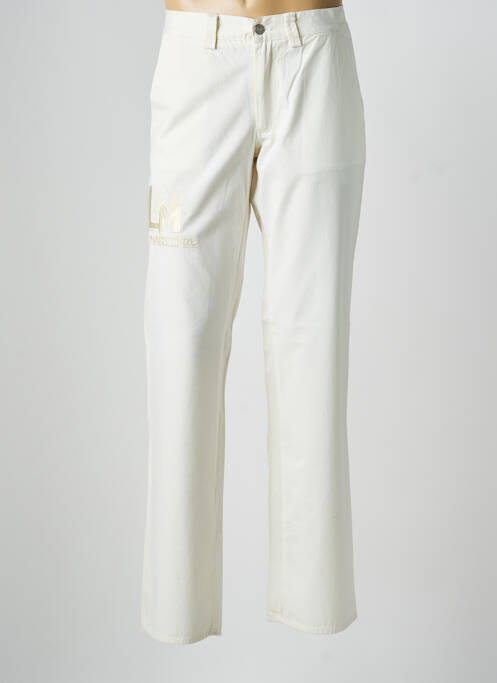 Pantalon chino țesătură poplin mărime normală bej LA MARTINA homme