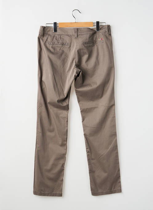 Pantalon chino țesătură poplin mărime normală gri NAPAPIJRI femme