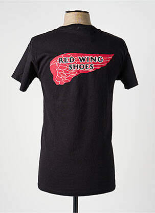 Tricou croială cambrată mâneci scurte negru REDWING bărbat