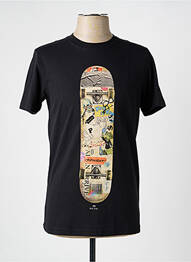 Tricou croială cambrată mâneci scurte negru PAUL SMITH bărbat