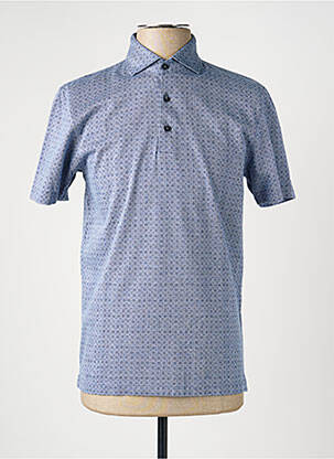 Polo croială cambrată mâneci scurte albastru GRAN SASSO bărbat