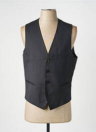 Vestă fără mâneci efect material satinat negru PAL ZILERI homme