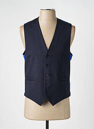 Vestă fără mâneci efect material satinat albastru PAUL SMITH bărbat