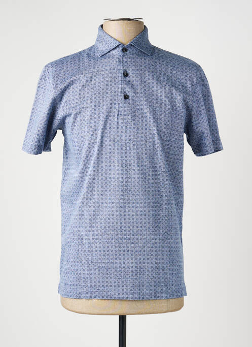 Polo croială cambrată mâneci scurte albastru GRAN SASSO homme