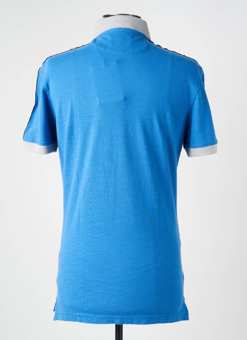 Polo broderie mâneci scurte albastru 8JS homme