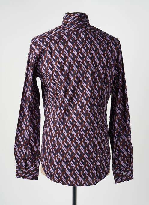 Cămașă cu mâneci lungi imprimeu fantezie violet PAUL SMITH homme