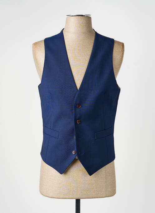 Vestă fără mâneci efect material satinat albastru CHRISTIAN LACROIX homme