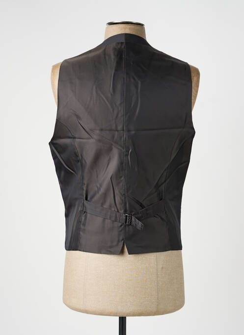 Vestă fără mâneci efect material satinat negru PAL ZILERI homme