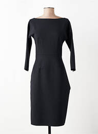 Rochie midi mâneci lungi mâneci lungi negru DSQUARED femeie