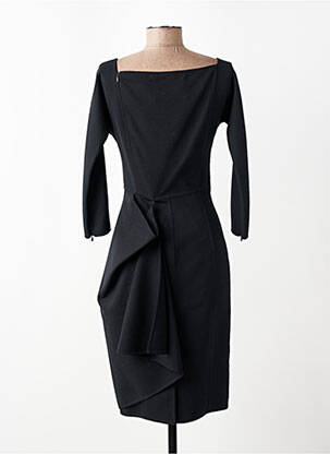 Rochie midi mâneci lungi mâneci lungi negru DSQUARED femeie