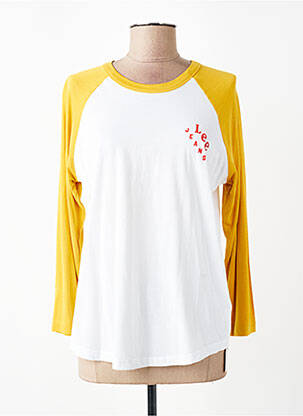 Tricou mâneci lungi mâneci lungi galben LEE COOPER femeie