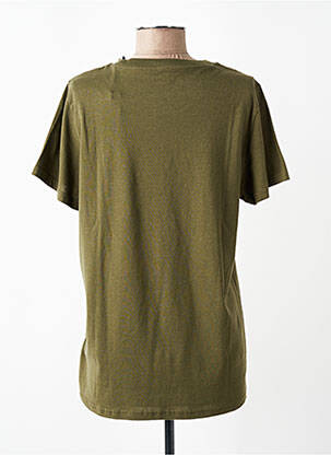 Tricou croială dreaptă mâneci scurte verde LEE COOPER femeie