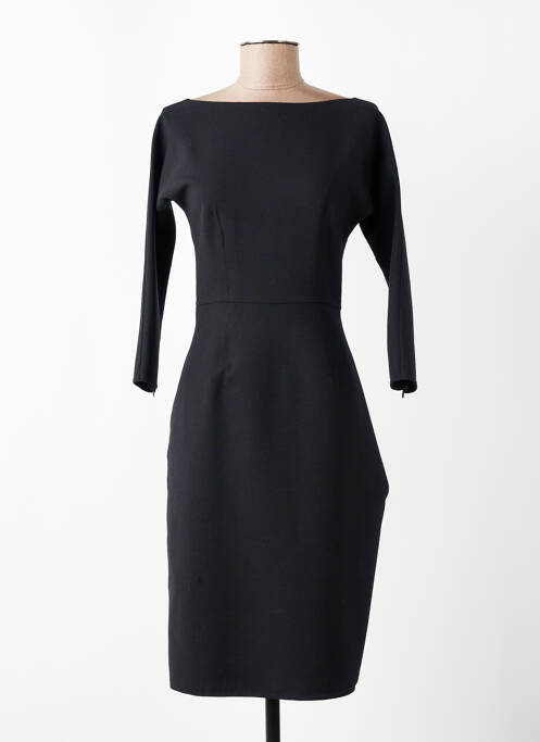 Rochie midi mâneci lungi mâneci lungi negru DSQUARED femme