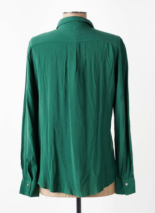 Cămașă croială cambrată mâneci lungi verde HARTFORD femme
