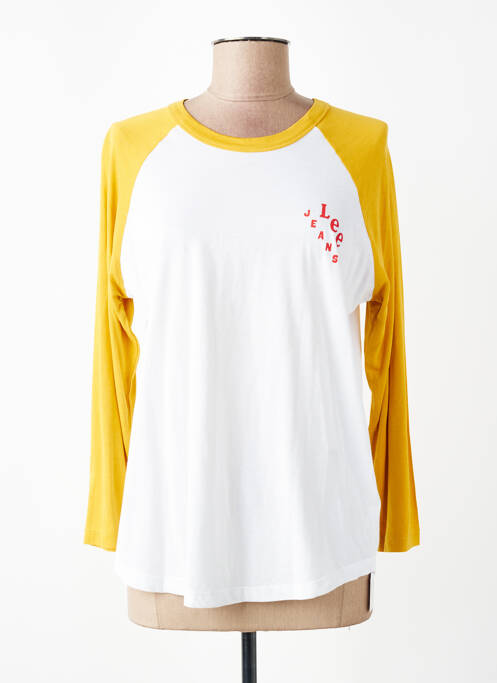 Tricou mâneci lungi mâneci lungi galben LEE COOPER femme