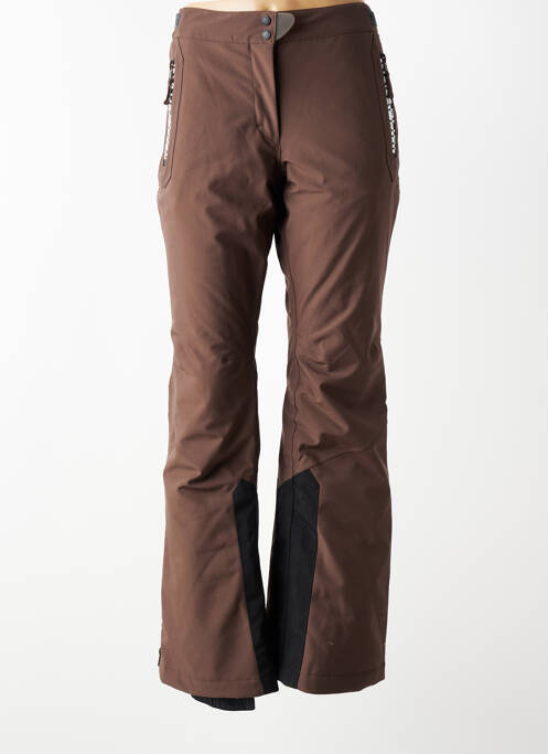 Pantalon drept elasticitate mărime normală maro NAPAPIJRI femme