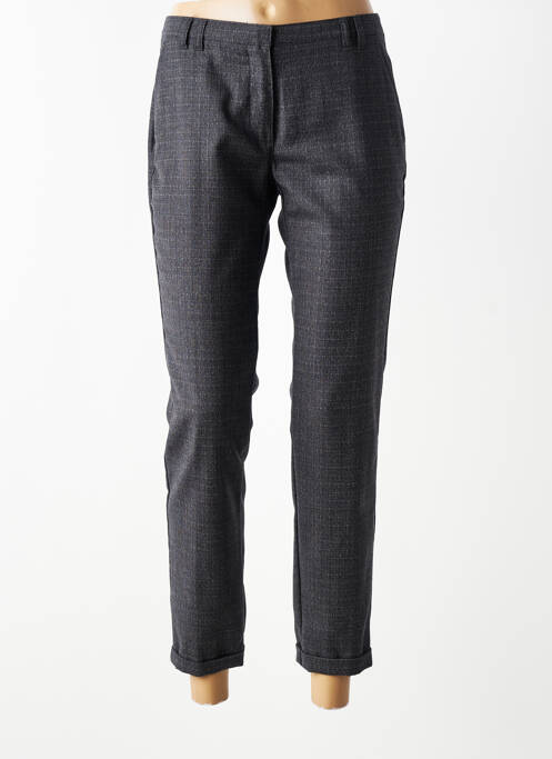 Pantalon 7/8 elasticitate mărime normală gri ELEVENTY femme