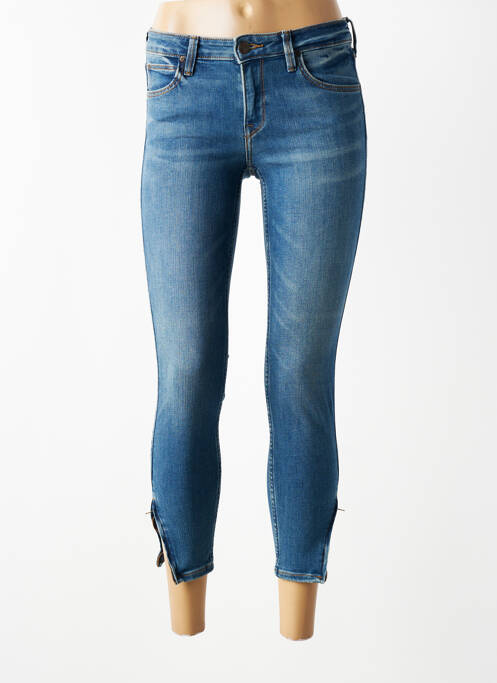 Pantalon trei sferturi elasticitate mărime normală albastru LEE COOPER femme
