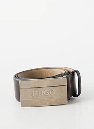 Curea cusături întărite maro HUGO BOSS bărbat