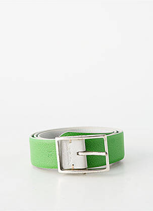 Curea cusături întărite verde PAUL SMITH bărbat