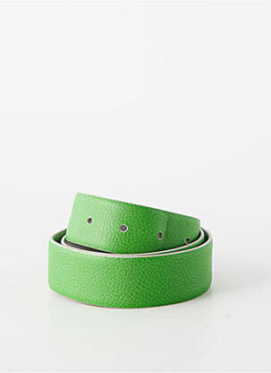 Curea cusături întărite verde PAUL SMITH bărbat