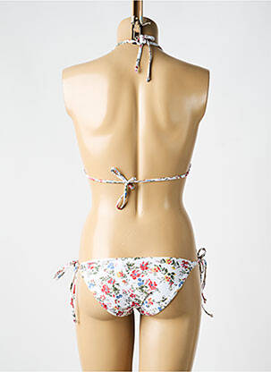 Costum de baie din două piese elasticitate top triunghiuri alb NAPAPIJRI femeie
