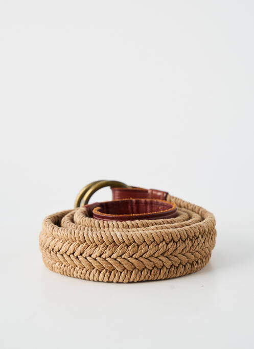 Curea țesătură împletită maro RALPH LAUREN femme