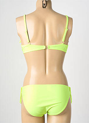 Costum de baie din două piese elasticitate top sutien modelat galben REGLISSE femeie