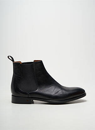 Botine/ghete talpă exterioară din piele toc mic negru PAUL SMITH bărbat