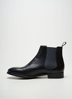 Botine/ghete talpă exterioară din piele toc mic negru PAUL SMITH bărbat