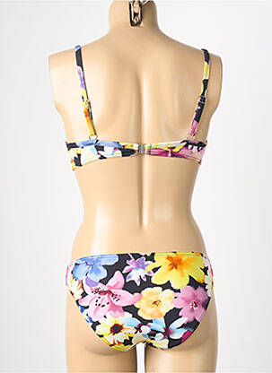 Costum de baie din două piese elasticitate top sutien push-up roz REGLISSE femeie