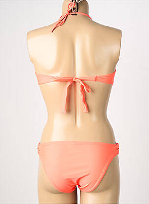 Costum de baie din două piese elasticitate top sutien modelat portocalie REGLISSE femeie