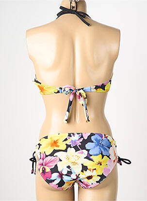 Costum de baie din două piese elasticitate top sutien modelat galben REGLISSE femeie