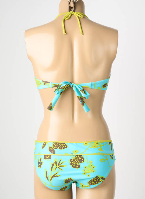 Costum de baie din două piese top sutien modelat top sutien modelat albastru REGLISSE femme