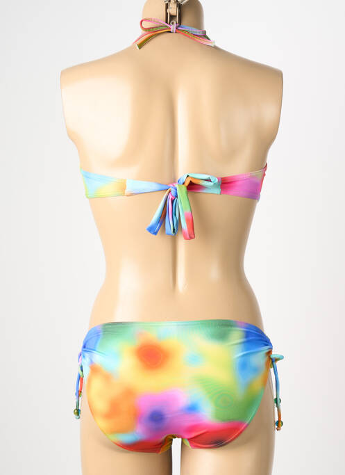 Costum de baie din două piese elasticitate top sutien modelat verde REGLISSE femme