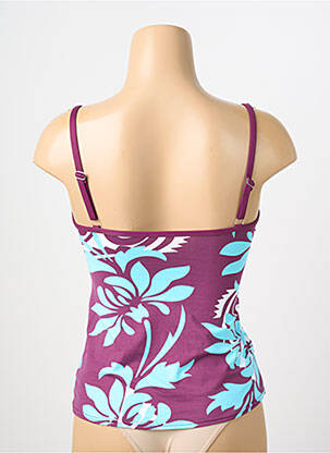 Top de baie imprimeu fantezie violet REGLISSE femeie