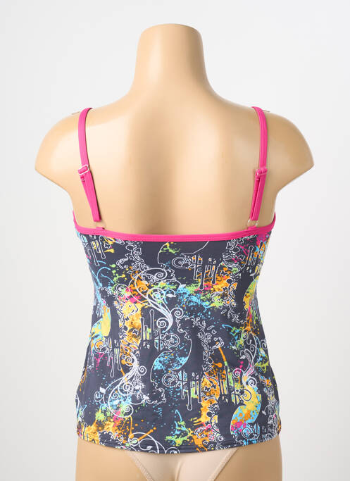 Top de baie imprimeu fantezie gri REGLISSE femme