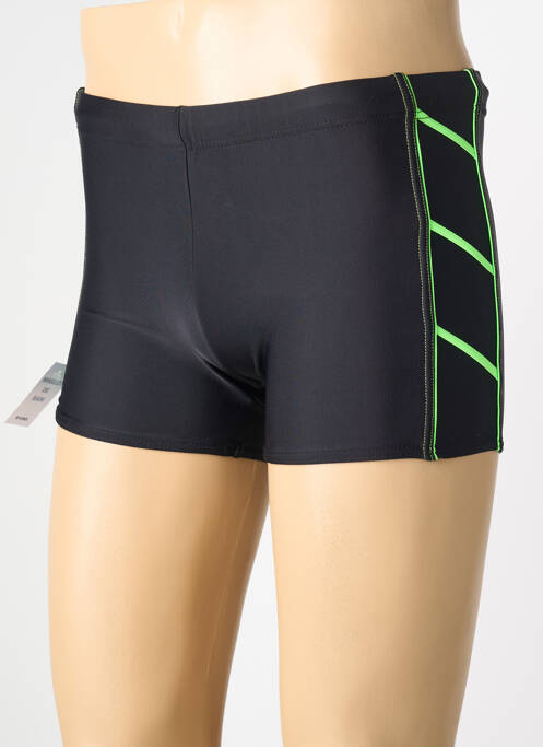 Șort de baie elastic în talie negru REGLISSE homme