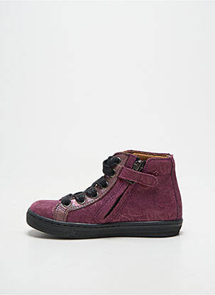 Botine/ghete branț detașabil vârf rotund violet FRODDO fată