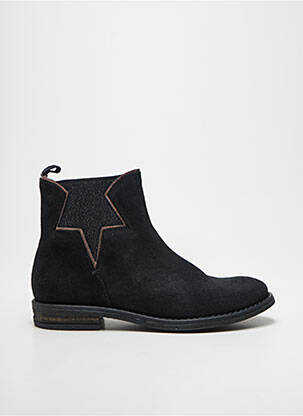 Botine/ghete toc mic toc mic negru ACEBOS fată