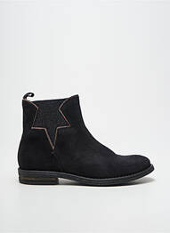 Botine/ghete toc mic toc mic negru ACEBOS fată