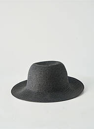 Pălărie formă pălărie de paie negru HATTYPIC femme
