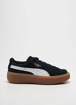 Adidași vârf rotund vârf rotund negru PUMA copil