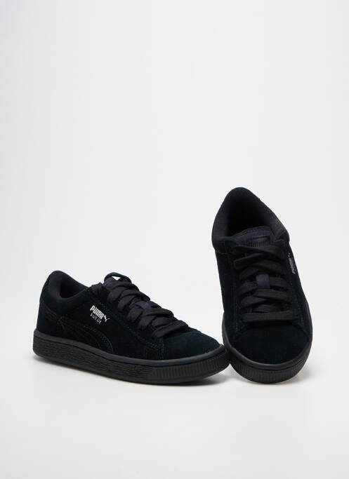 Adidași vârf rotund vârf rotund negru PUMA enfant