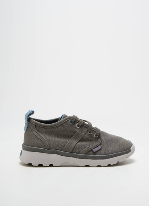 Adidași închidere cu șireturi vârf rotund gri PALLADIUM garcon
