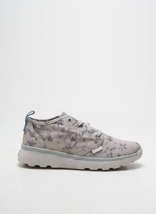 Adidași închidere cu șireturi vârf rotund gri PALLADIUM fille