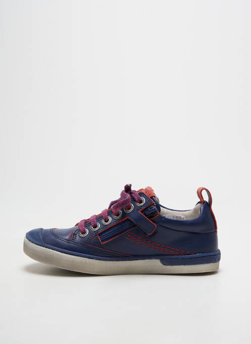 Adidași țesătură satinată vârf rotund albastru KICKERS garcon
