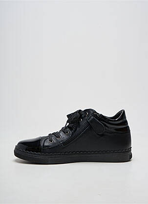 Adidași închidere cu fermoar și șireturi toc plat până la 3 cm negru BELLAMY femeie