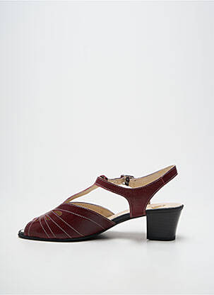 Sandale/pantofi decupați toc pătrat toc de 4 la 6 cm violet OMBELLE femeie