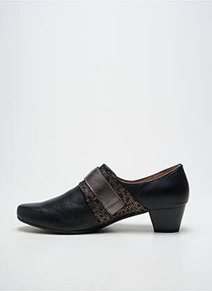 Derby-uri cubanez toc de 4 la 6 cm negru SWEET femeie
